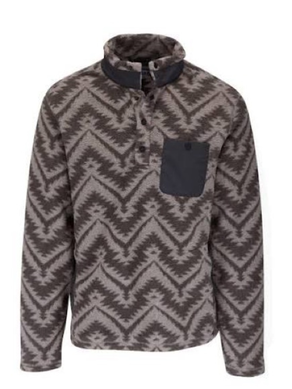 FAHERTY Dream Sherpa Motif Fleece Snapover Monument Valley Men's Medium $198 NEW